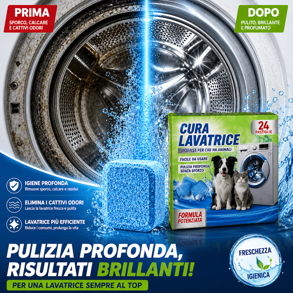 Lavapet - Pastiglie Detergenti per Lavatrice  | 24 Pastiglie